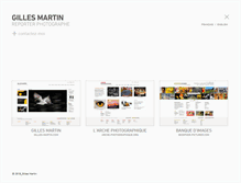Tablet Screenshot of gilles-martin.com